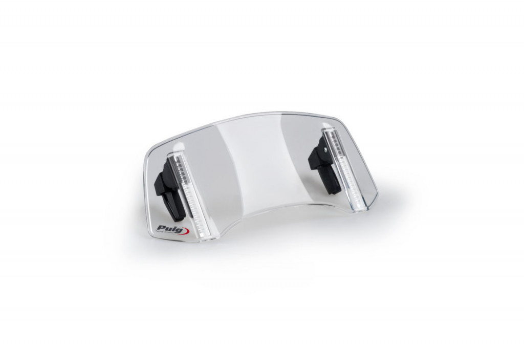 Multiadjustable visor PUIG 2.0 20764H clip-on smoke