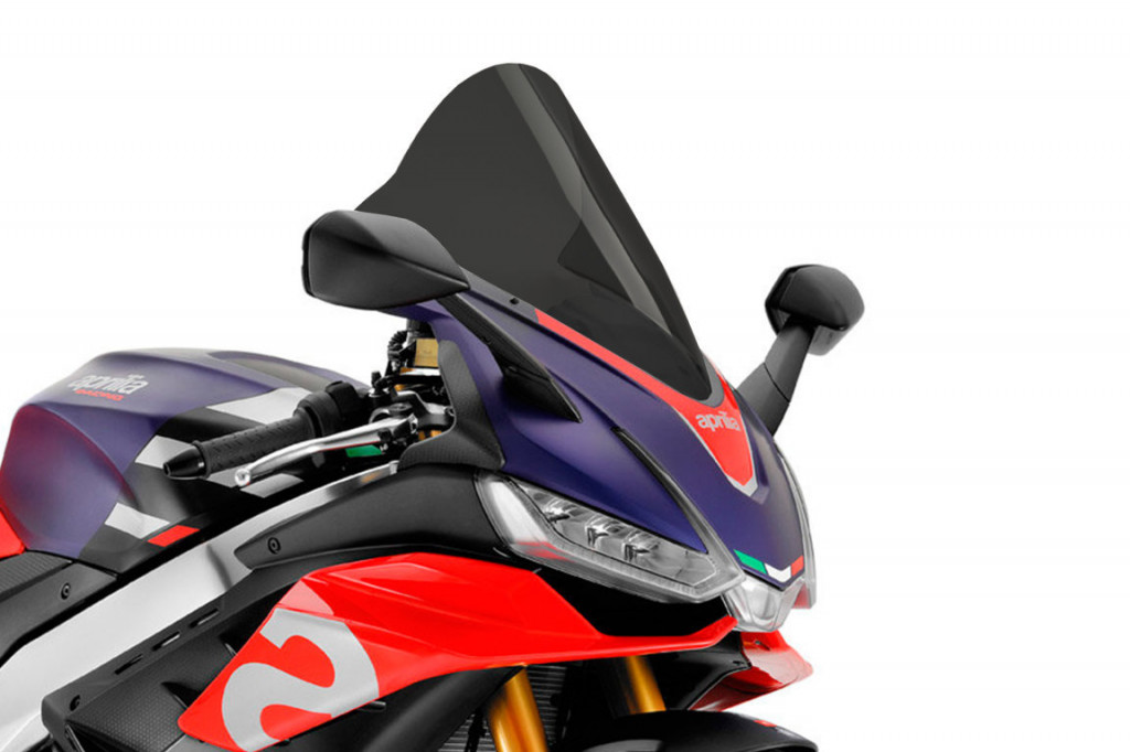 Windscreen PUIG R-RACER 20771N Crni for APRILIA RSV4 1100 (Factory) 2021-2026