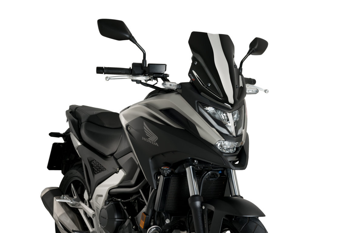 Windscreen PUIG SPORT 20773N Crni