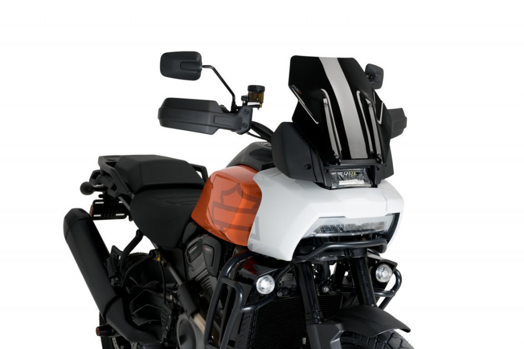 Windscreen PUIG SPORT 20841N Crni