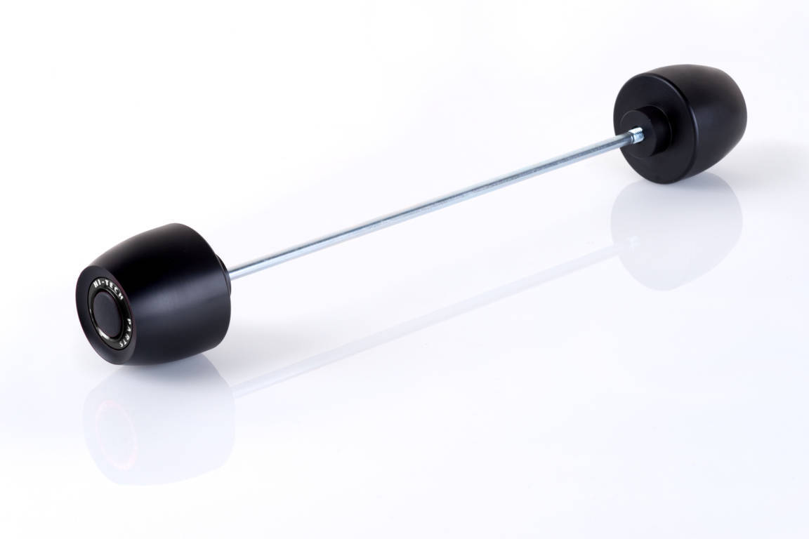 Axle sliders PUIG PHB19 20992N black without color cap, front