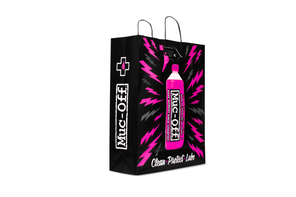 Printed 1l bottle paper bag MUC-OFF BAG009