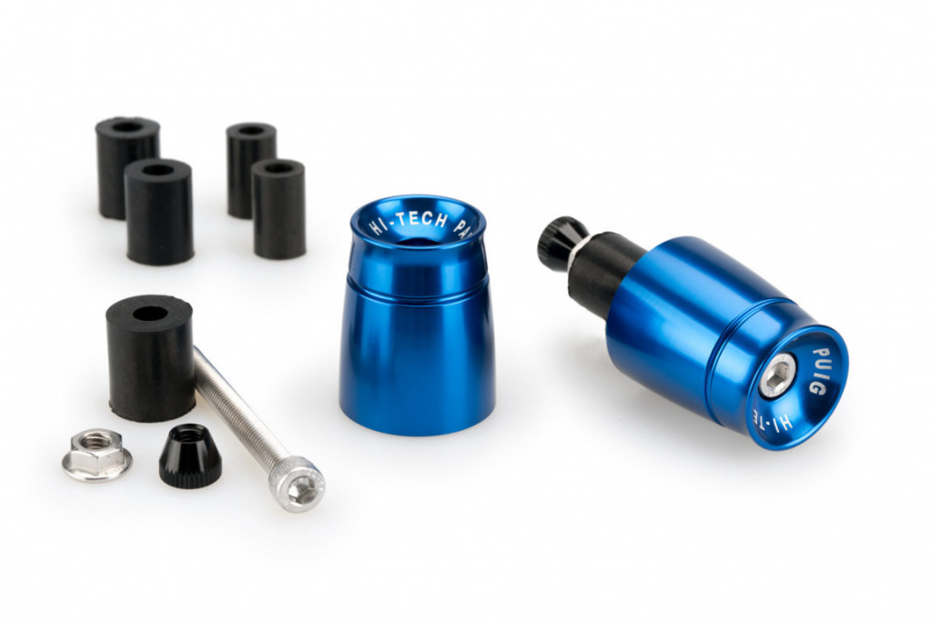 Bar ends PUIG SPORT 21011A plavi UNIVERSAL M6 13-18mm.