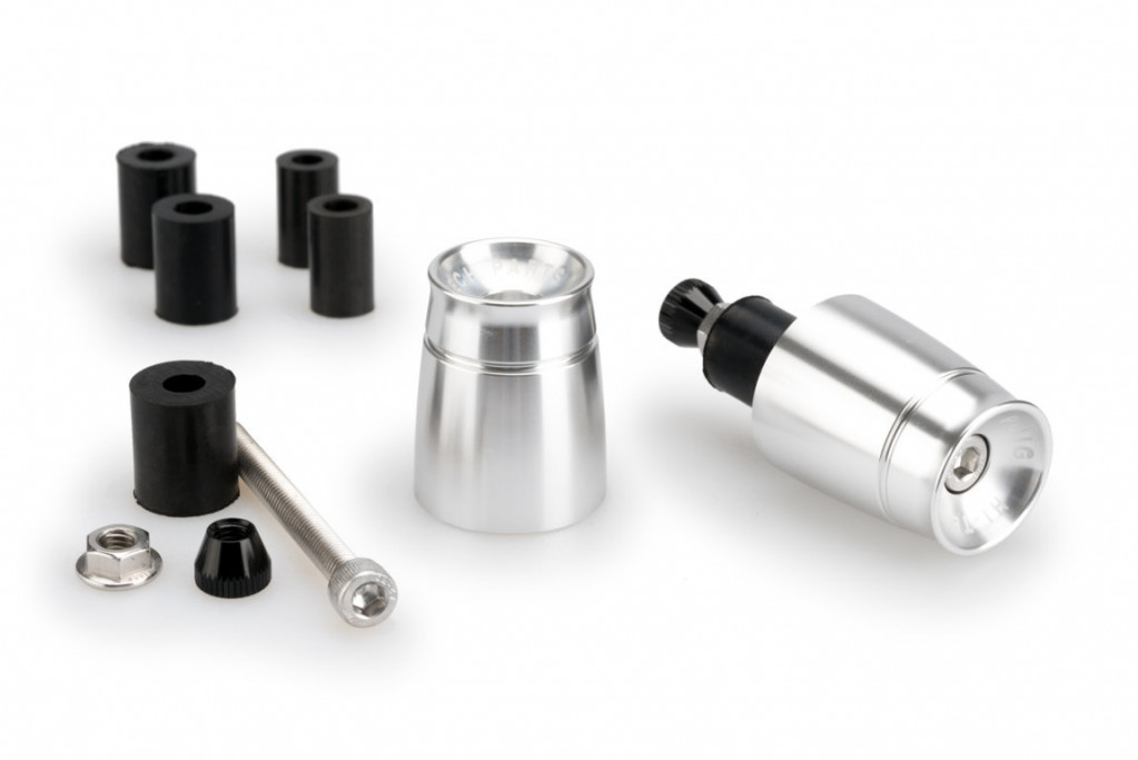 Bar ends PUIG SPORT 21011P silver UNIVERSAL M6 13-18mm.