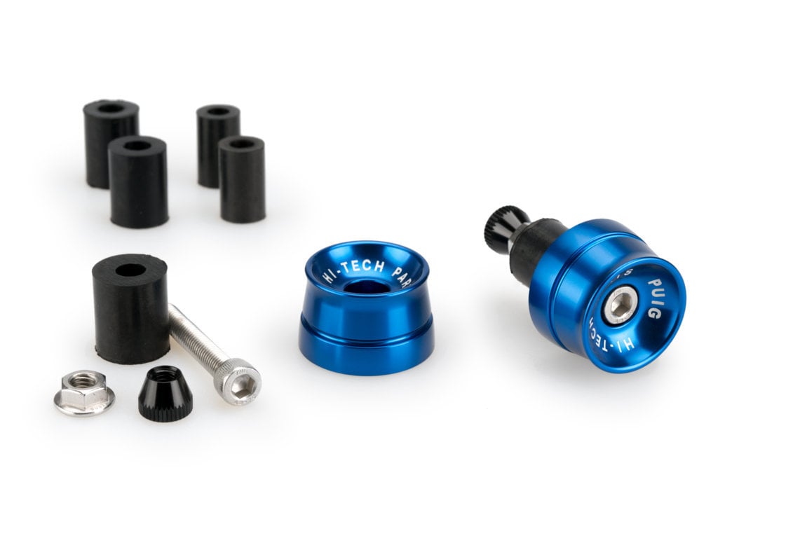 Bar ends PUIG SPEED 21016A plavi UNIVERSAL M6 13-18mm.