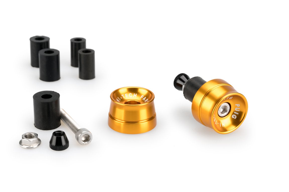 Bar ends PUIG SPEED 21016O zlato UNIVERSAL M6 13-18mm.