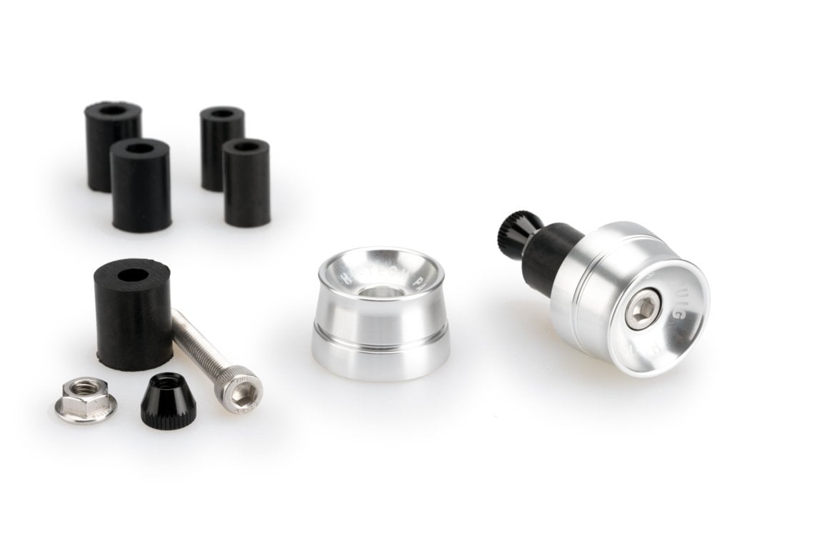 Bar ends PUIG SPEED 21016P silver UNIVERSAL M6 13-18mm.