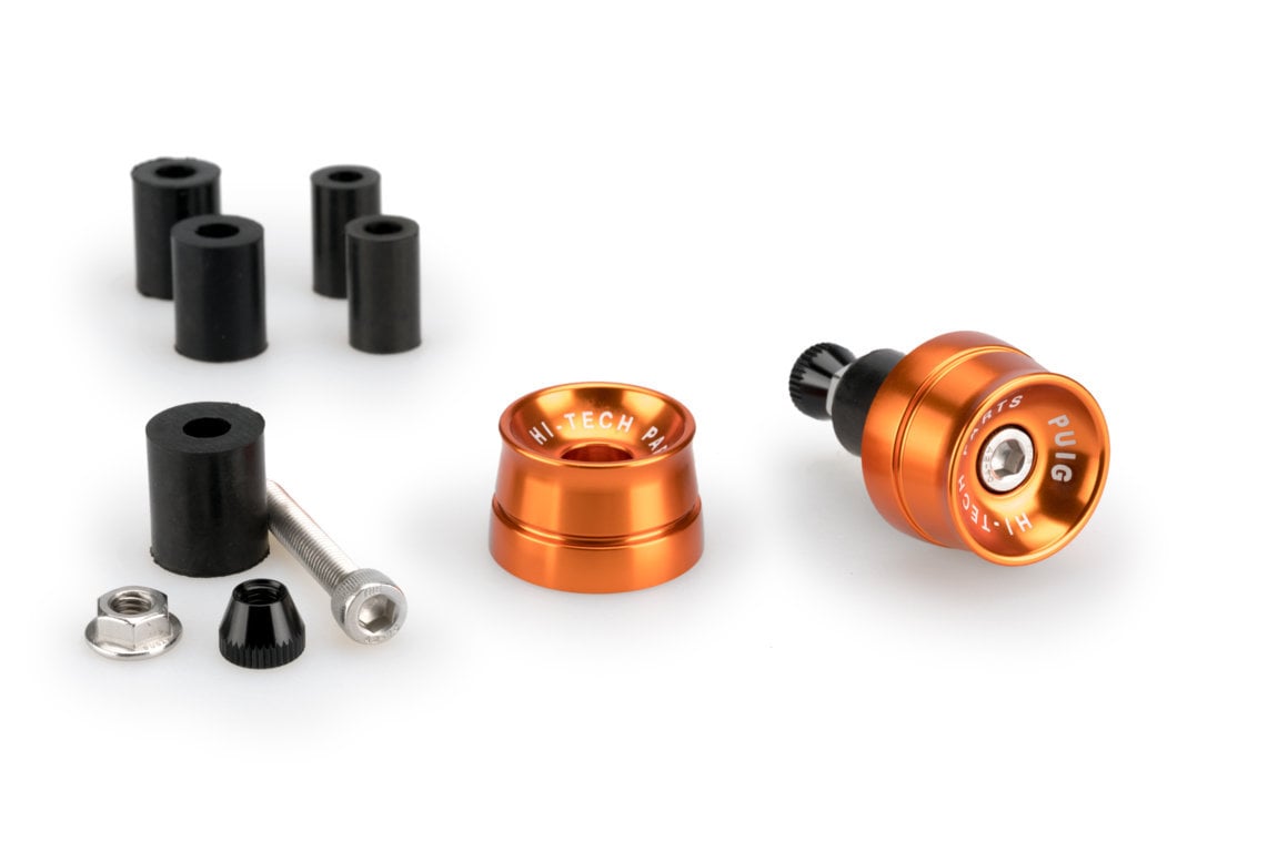 Bar ends PUIG SPEED 21016T orange UNIVERSAL M6 13-18mm.