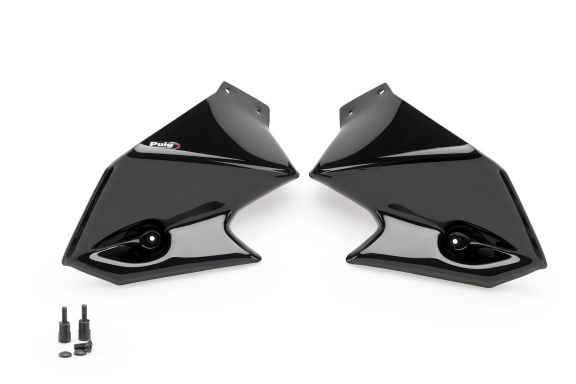 Front deflectors PUIG 21127N Crni
