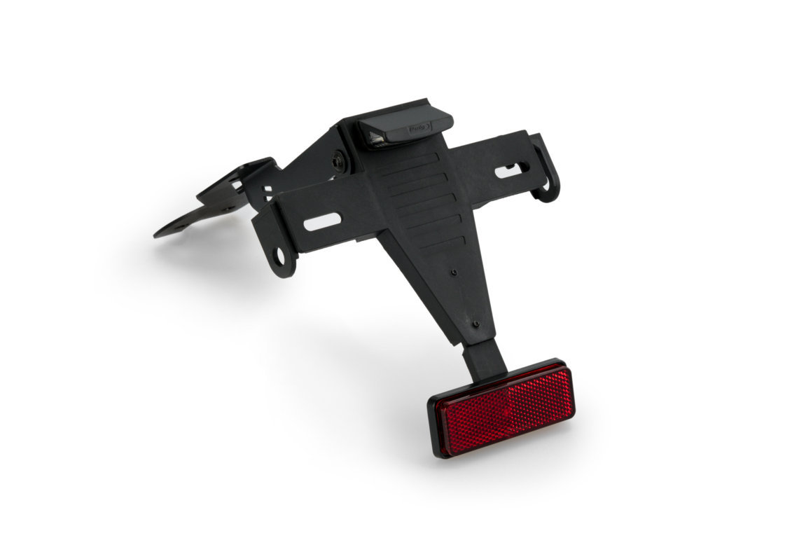 Adjustable license support PUIG 21130N Crni