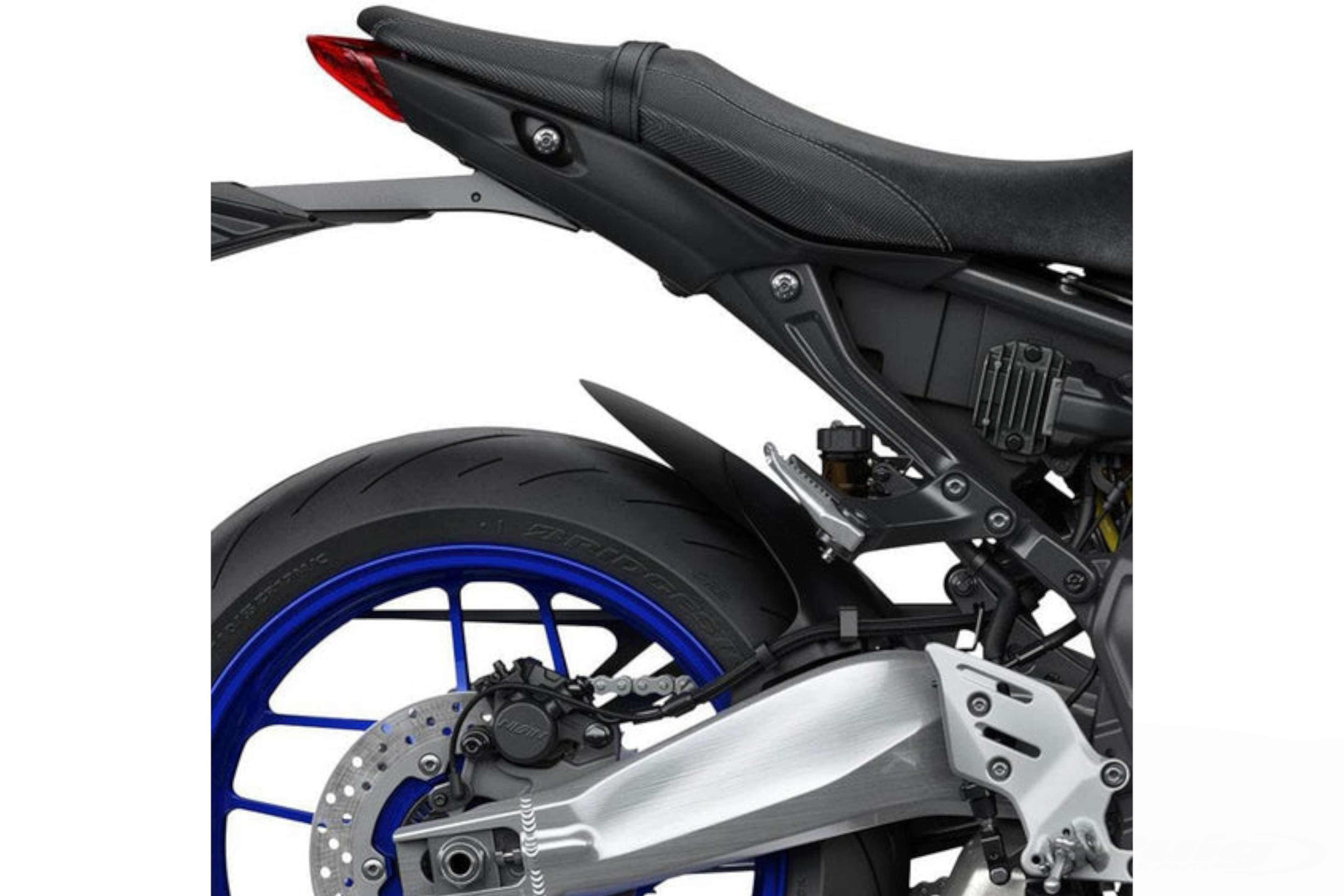 Rear fender extension PUIG 21162J matt black for YAMAHA MT-09 850 / 890 2021-2023