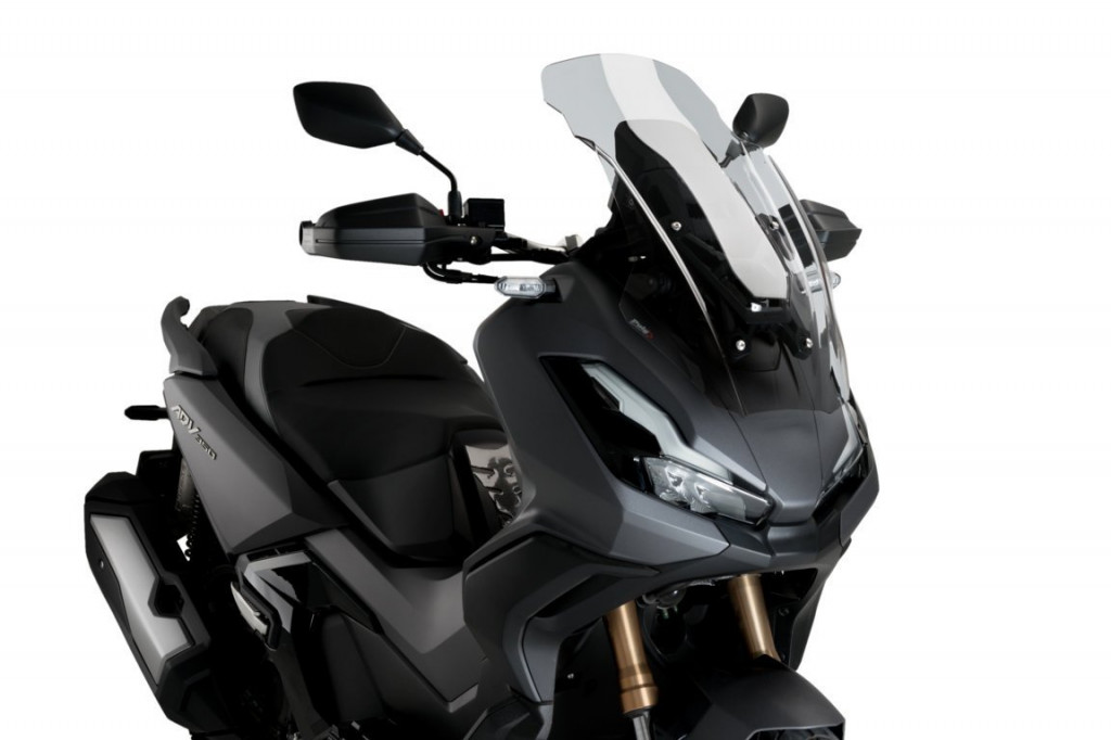 Windscreen PUIG TOURING 21207H smoke for HONDA ADV 350 2022-2026
