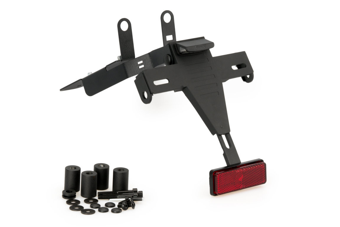 Adjustable license support PUIG 21227N Crni