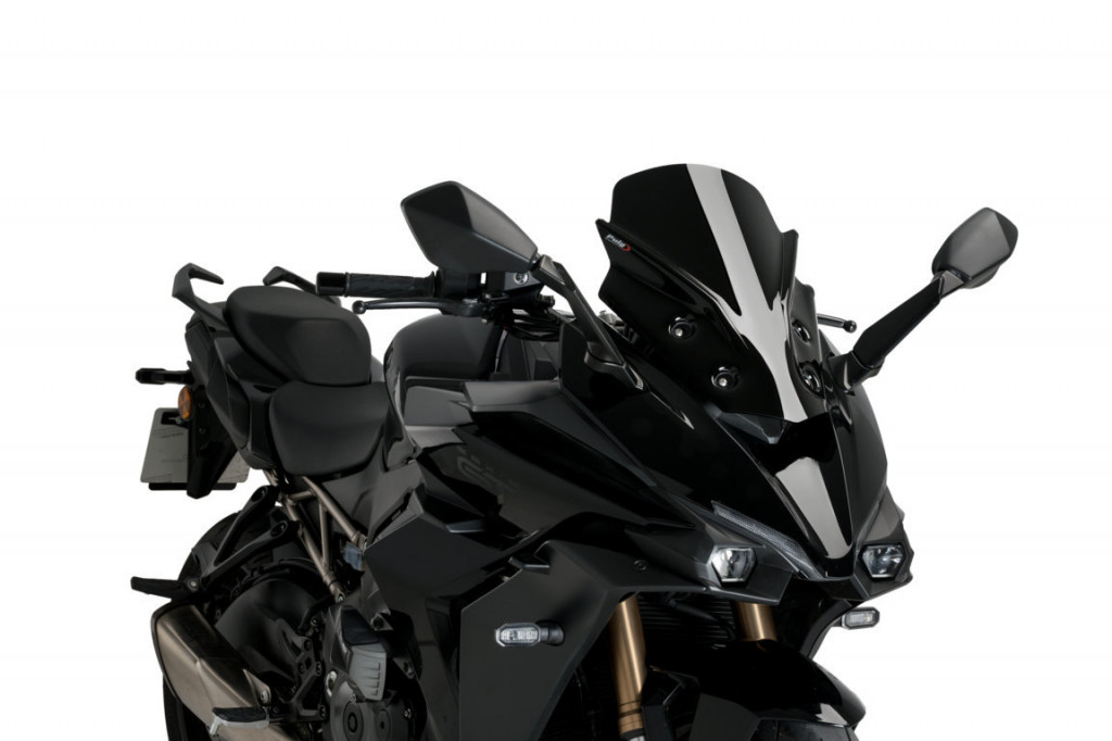 Windscreen PUIG SPORT 21341N Crni
