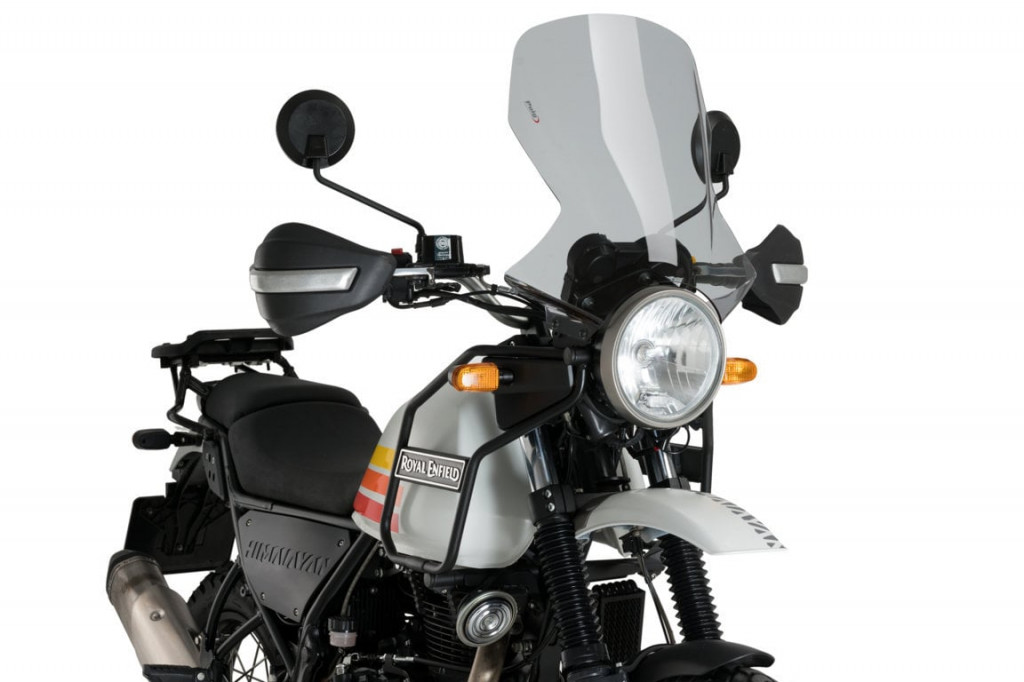 Windscreen PUIG TOURING 21463H smoke for ROYAL ENFIELD Himalayan 411 2017-2020