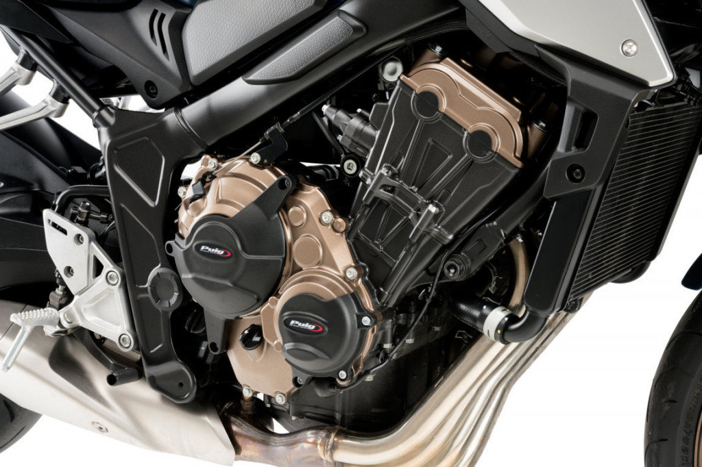 Engine protective covers PUIG 21367N Crni