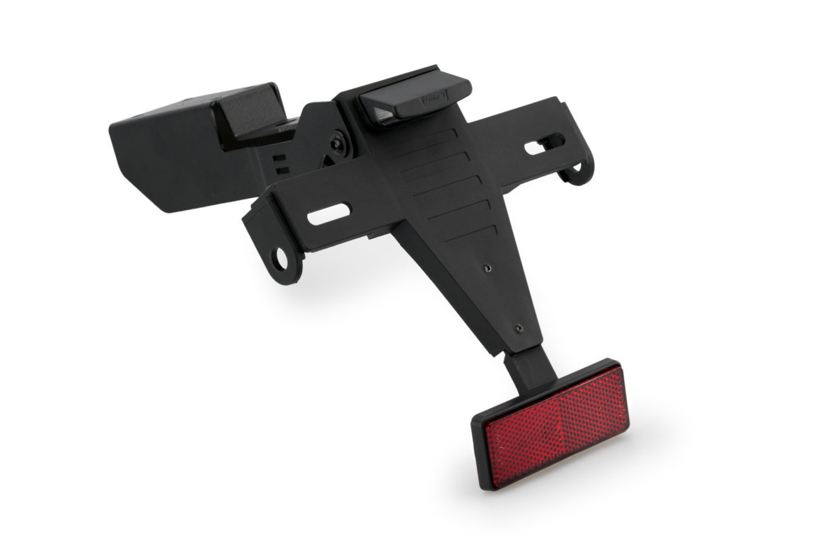 Adjustable license support PUIG 21493N Crni