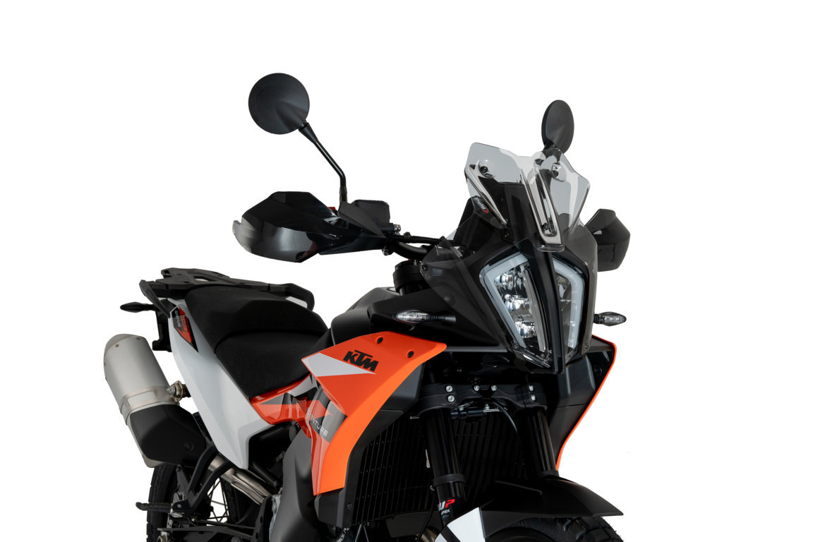 Windscreen PUIG SPORT 21610H smoke for KTM Adventure 790 / R 2023-2026, KTM Adventure 890 /R/L 2023-2025