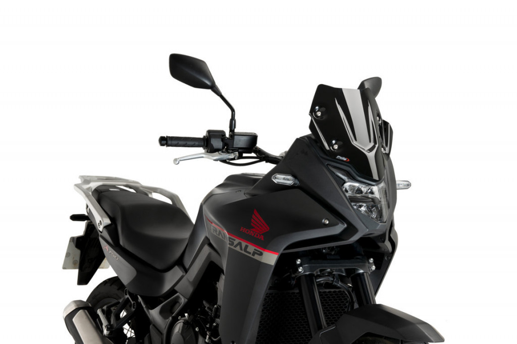 Windscreen PUIG SPORT 21655N Crni