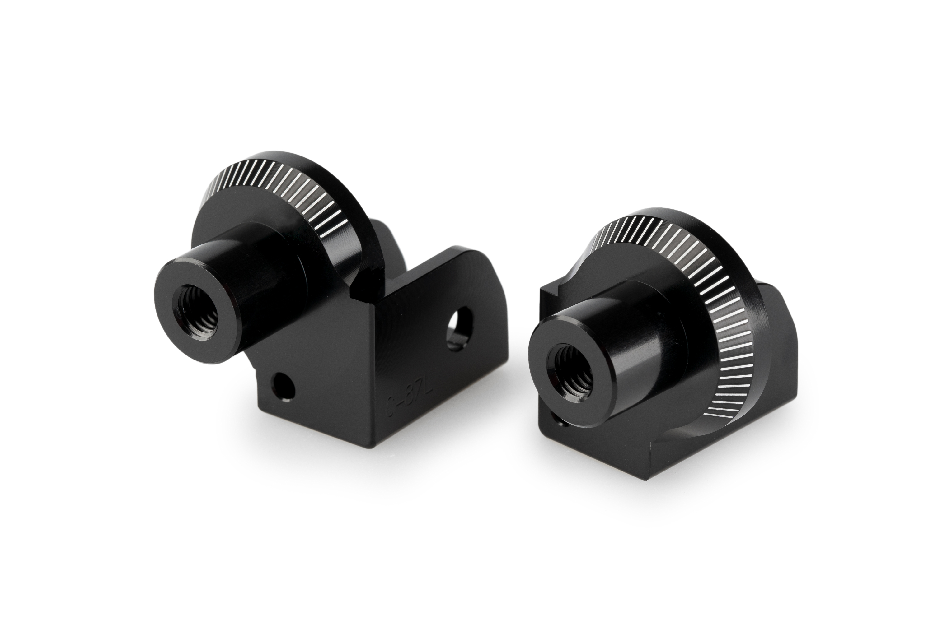 Footpeg adapters PUIG 21774N Crni