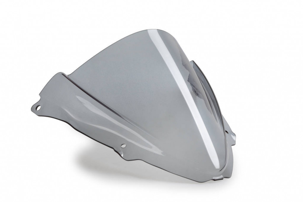 Windscreen PUIG Z-RACING 21831H smoke for KAWASAKI ZX-6R 600 Ninja (>2007) 2024, KAWASAKI ZX-6R 636 Ninja (2013<) 2024-2026