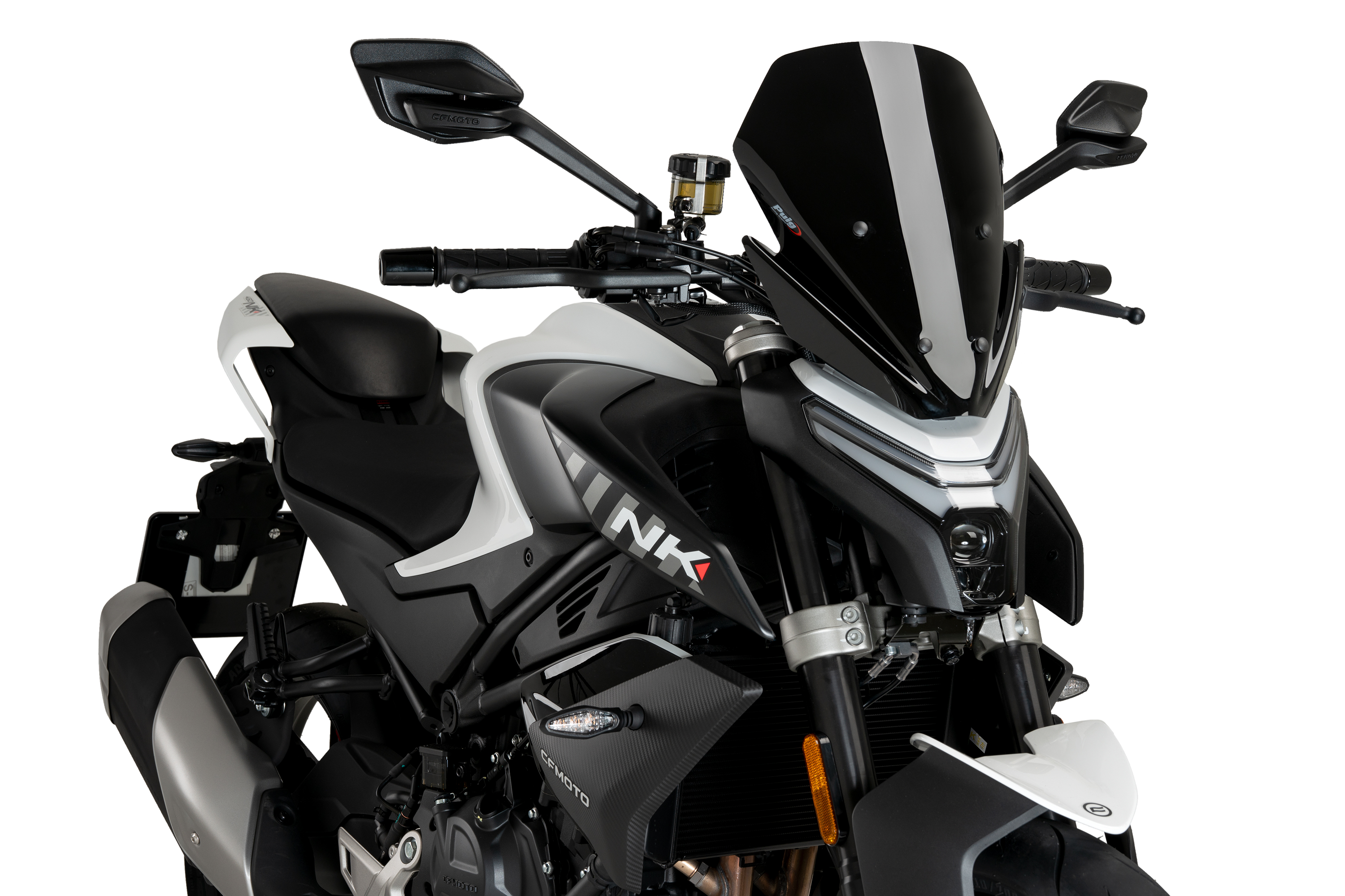 Windshield PUIG NEW GEN. SPORT 21866N Crni