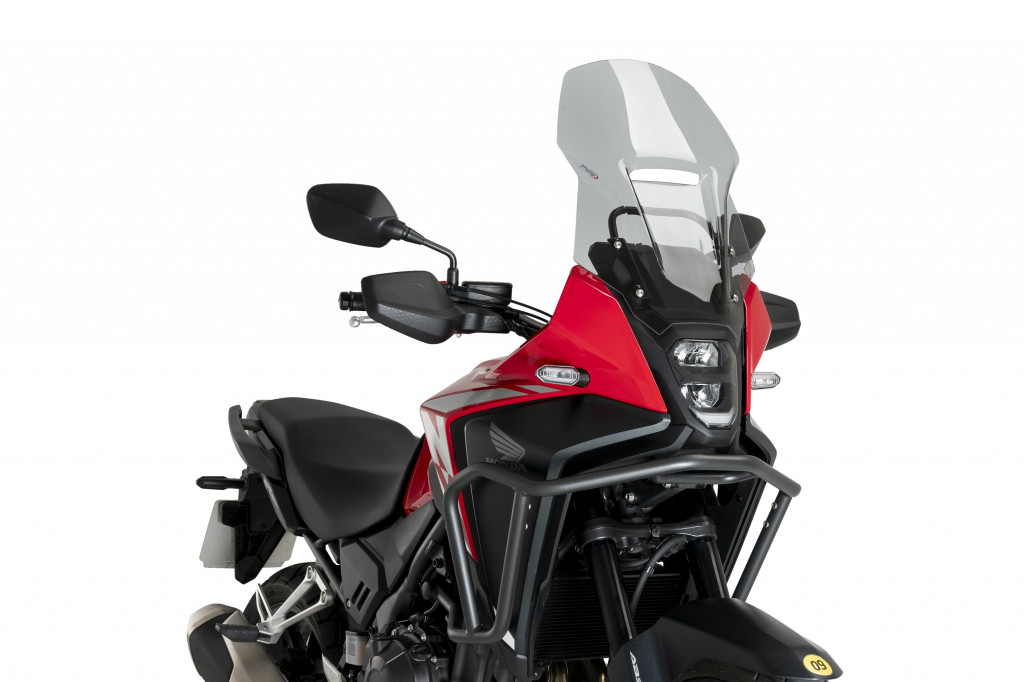 Windscreen PUIG TOURING 22021H smoke for HONDA NX 500 2024