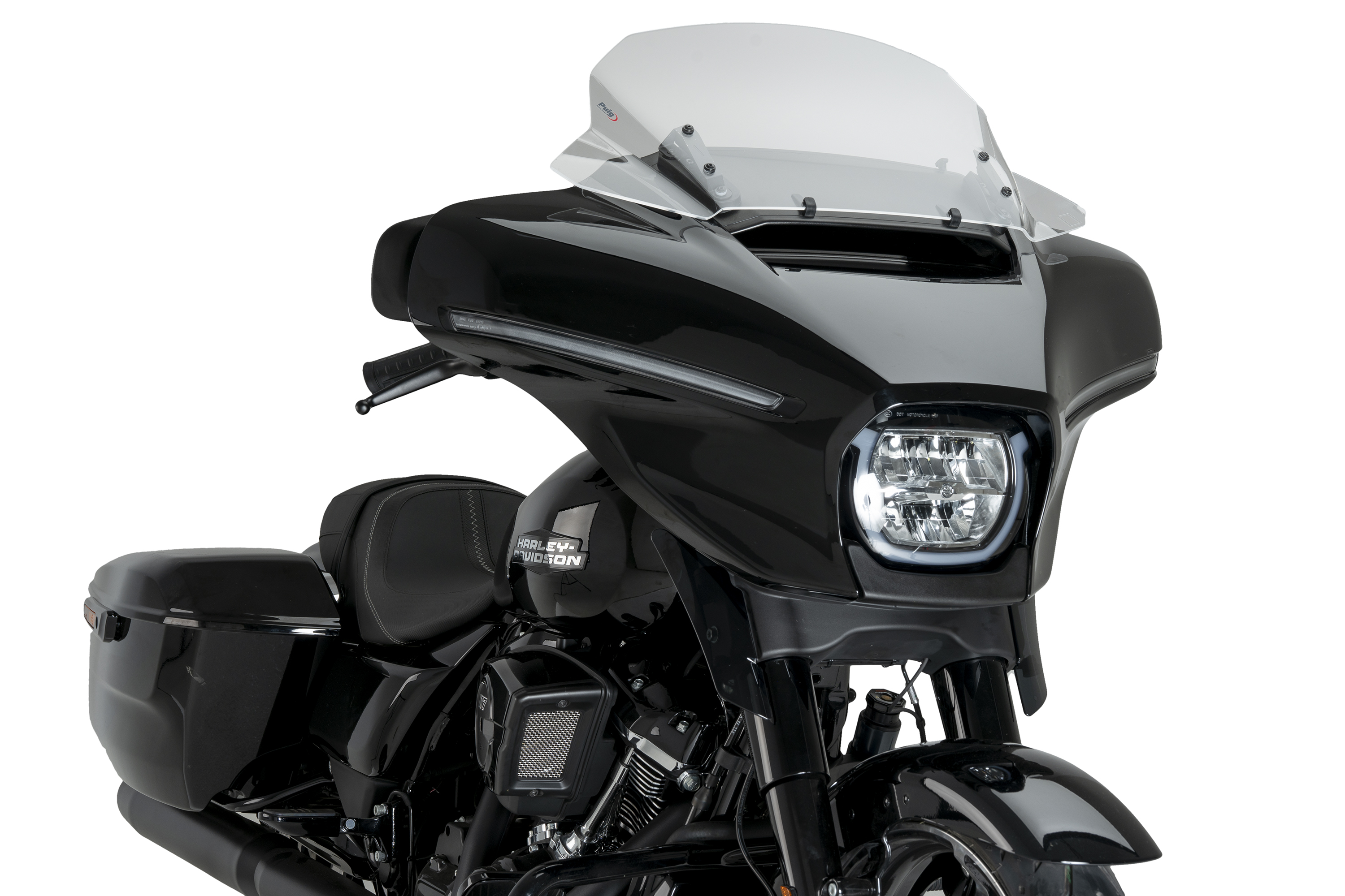 Windscreen PUIG HIGH-ROAD TOURING 22110H smoke for HARLEY DAVIDSON FLHX 1923 Street Glide 2024