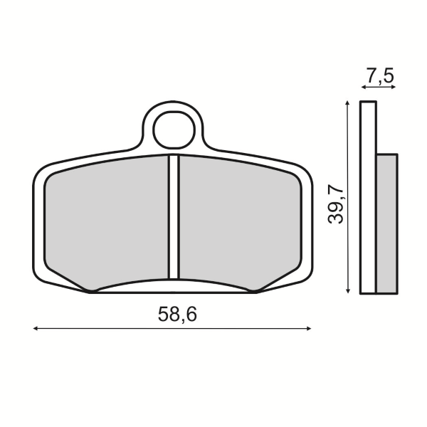 Disk pločice RMS 225103543 front