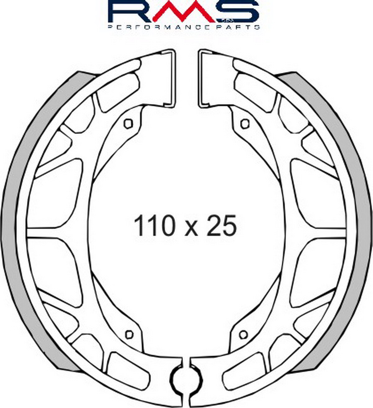 Čeljusti kočnica (pakne) RMS 225120090 rear