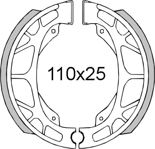 Čeljusti kočnica (pakne) RMS 225120091 rear