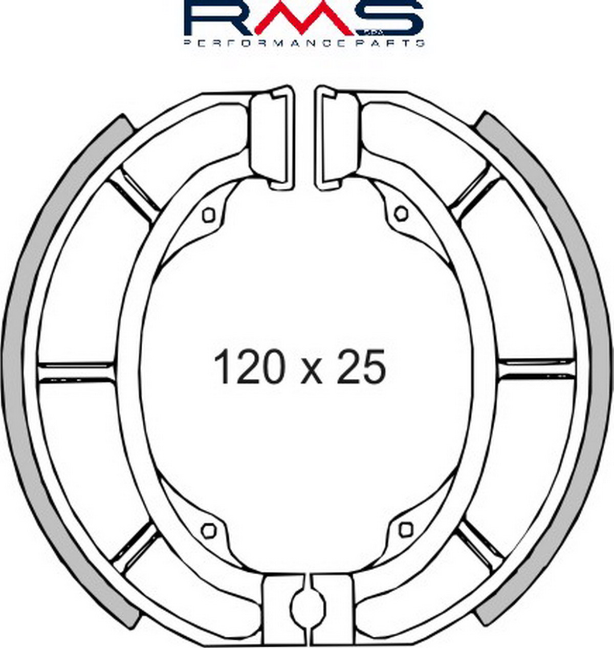 Čeljusti kočnica (pakne) RMS 225120130