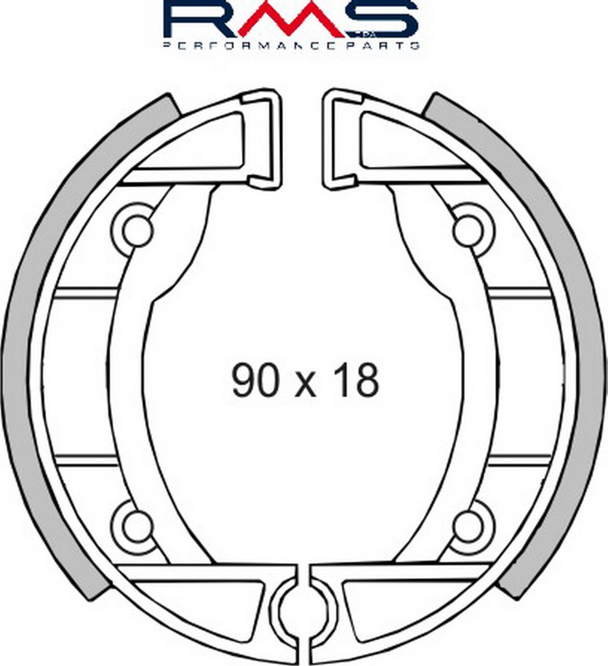 Čeljusti kočnica (pakne) RMS 225120190