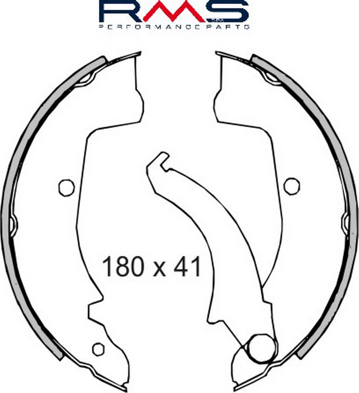 Čeljusti kočnica (pakne) RMS 225120250