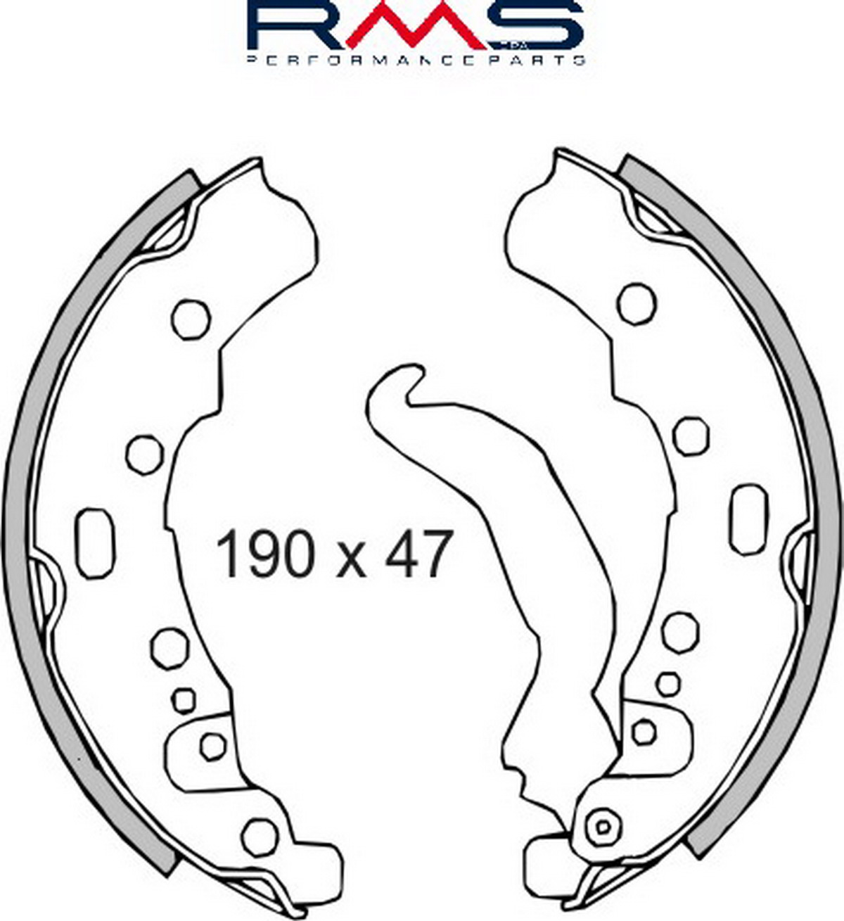 Čeljusti kočnica (pakne) RMS 225120260