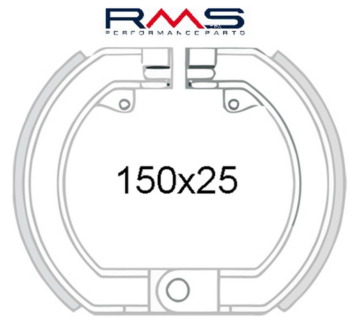 Čeljusti kočnica (pakne) RMS 225120520