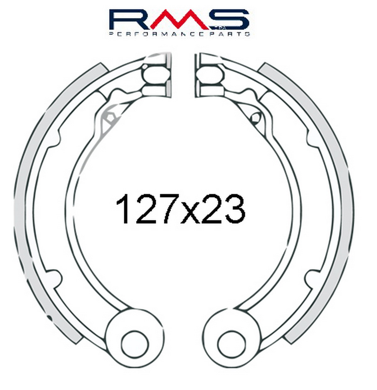 Čeljusti kočnica (pakne) RMS 225120530