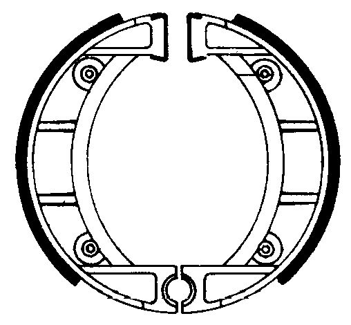 Čeljusti kočnica (pakne) FERODO 225129204
