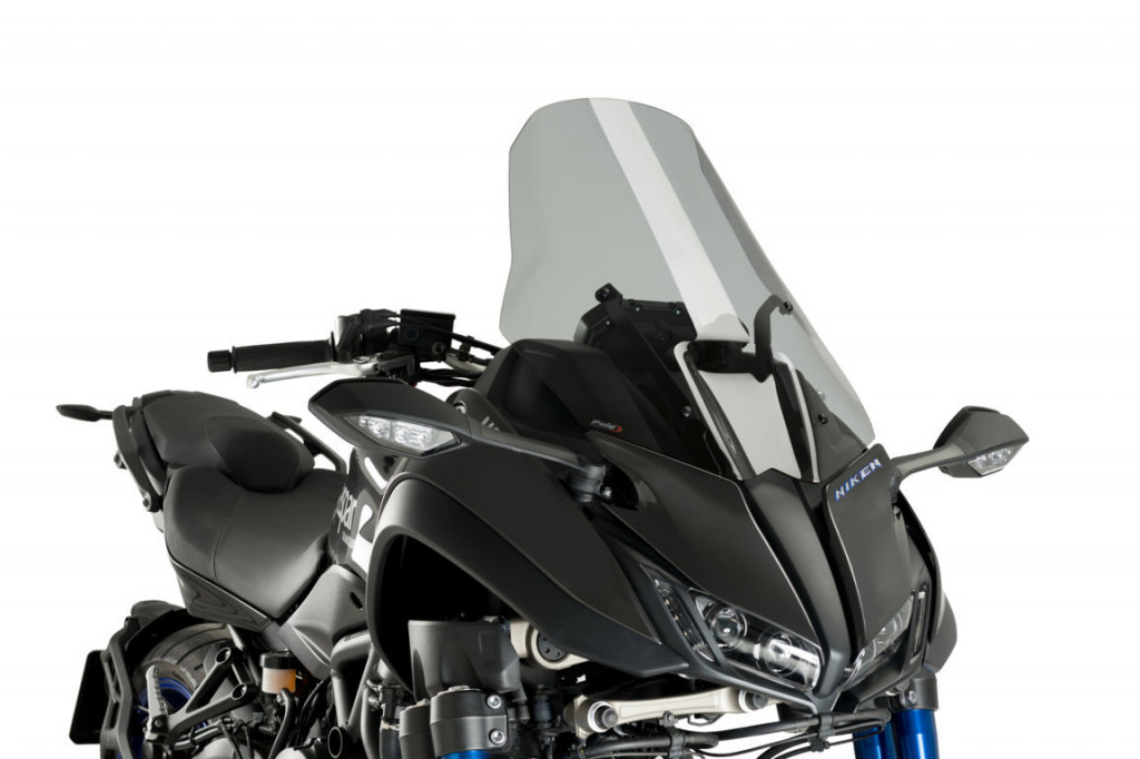 Windscreen PUIG TOURING 2385H smoke for YAMAHA MXT 850 Niken / GT 2018-2023