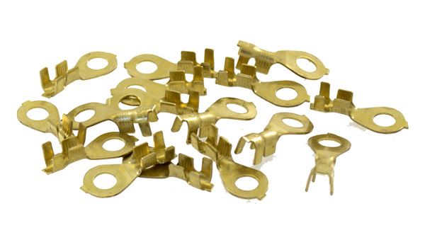 Round terminal RMS 246330280 6,3mm series (100 pieces)