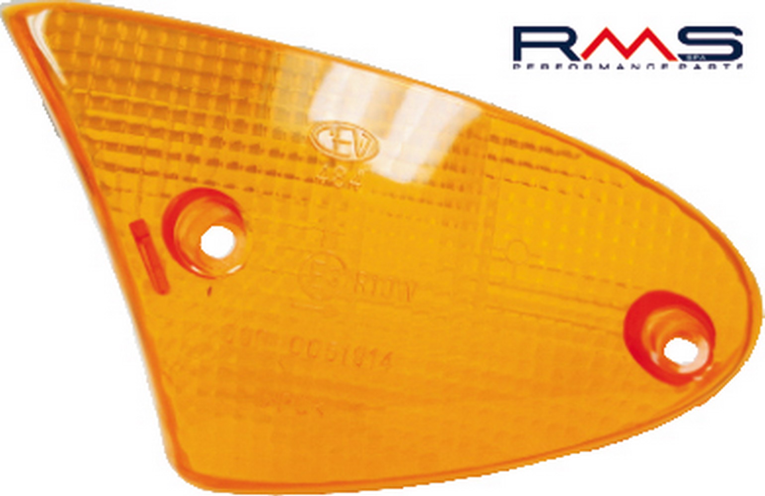 Indicator lens - left front RMS 246470010 orange E-mark