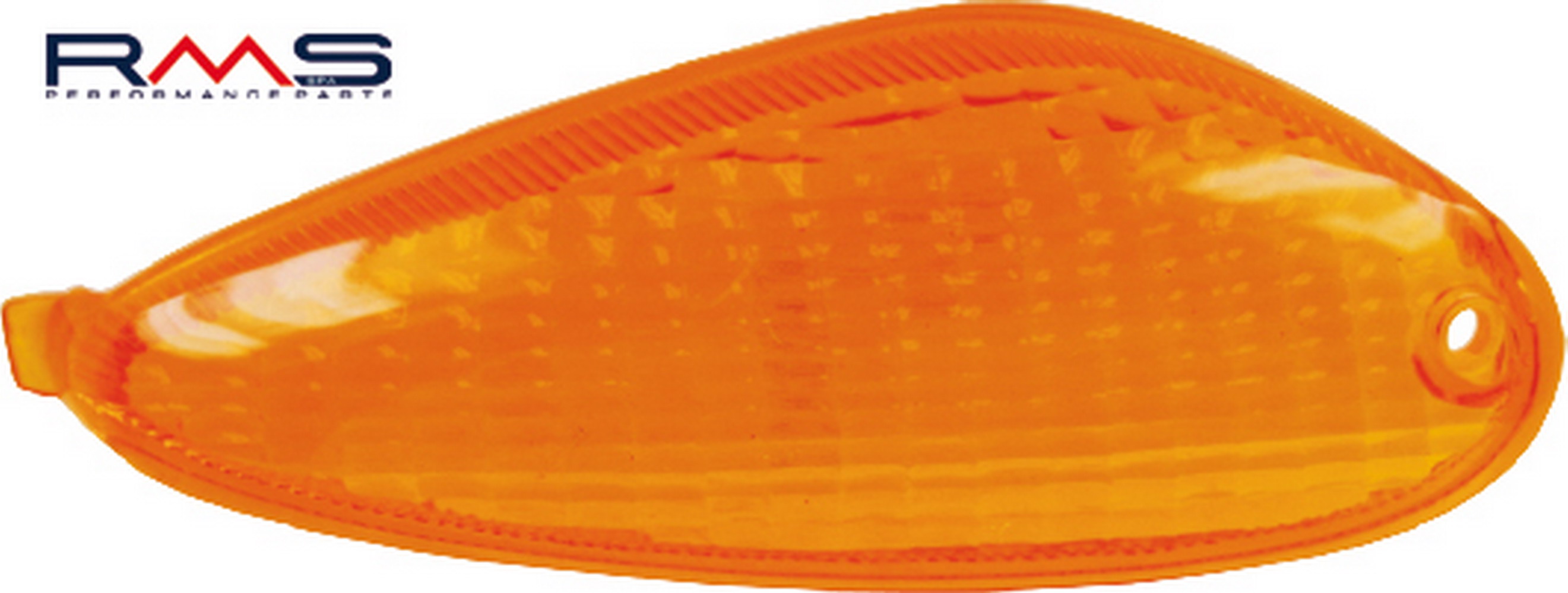 Indicator lens - left rear RMS 246470310 orange E-mark