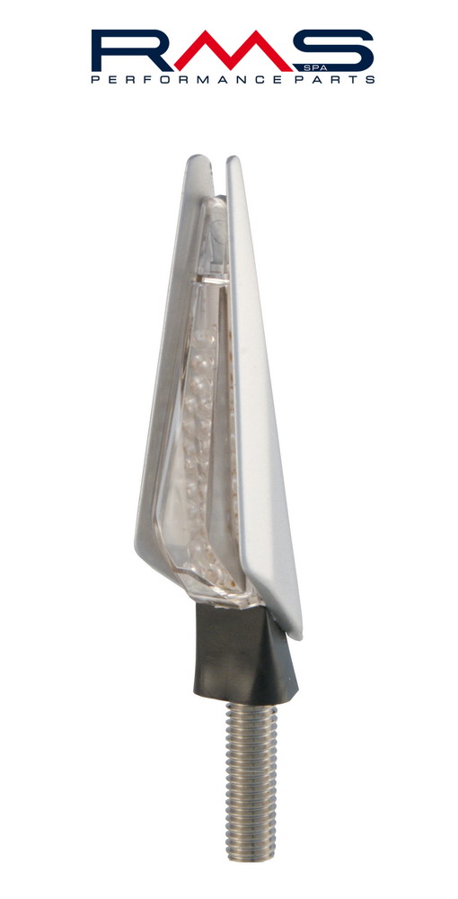 Žmigavac RMS 246480391 silver look, transparent lens E-mark