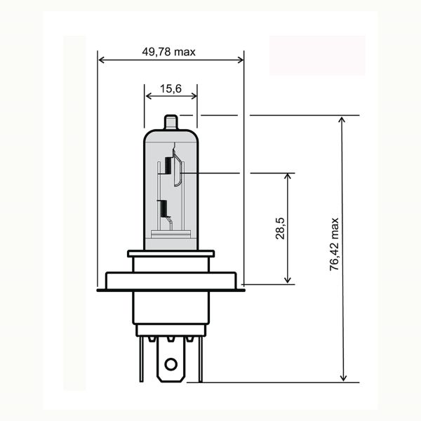 Bulb RMS FLOSSER 246510181 plavi hs1 12V 35/35W