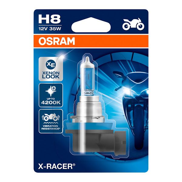 X-racer xenon look lamp OSRAM OSRAM 246515160 64212XR-01B PGJ19-1 H8 blister