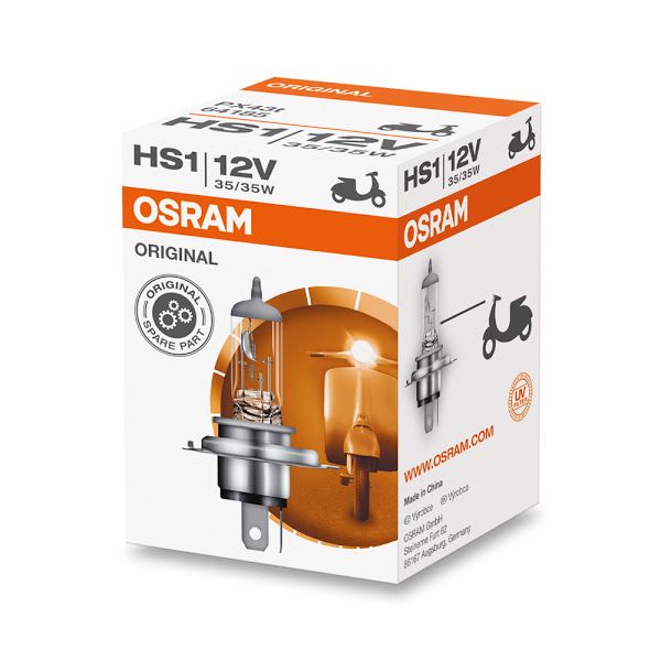 Original line motorcycle lamp OSRAM OSRAM 246515168 64185 PX43t HS1 box