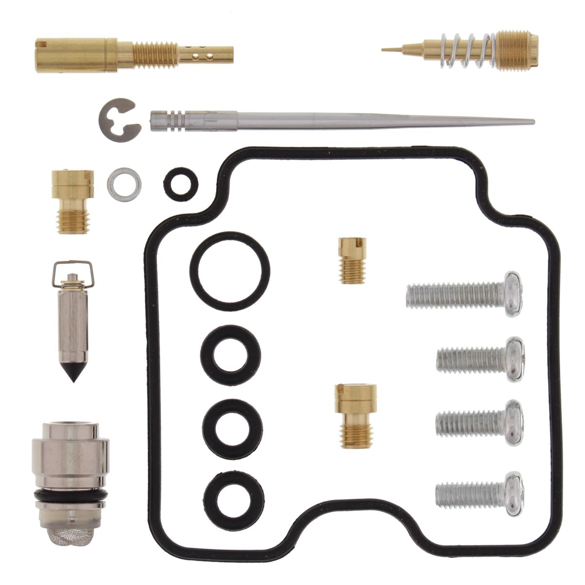 Carburetor Rebuild Kit All Balls Racing 26-1254 for ATV YAMAHA YFM 250 Bruin 2005-2006