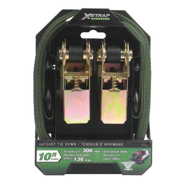 Ratchet tie down set RMS 267002010 small (max. load 136 kg)