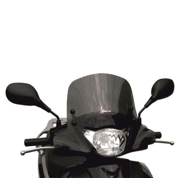 Windscreen Faco 267008293 smoke 350x495 for HONDA SH 125 2009-2012