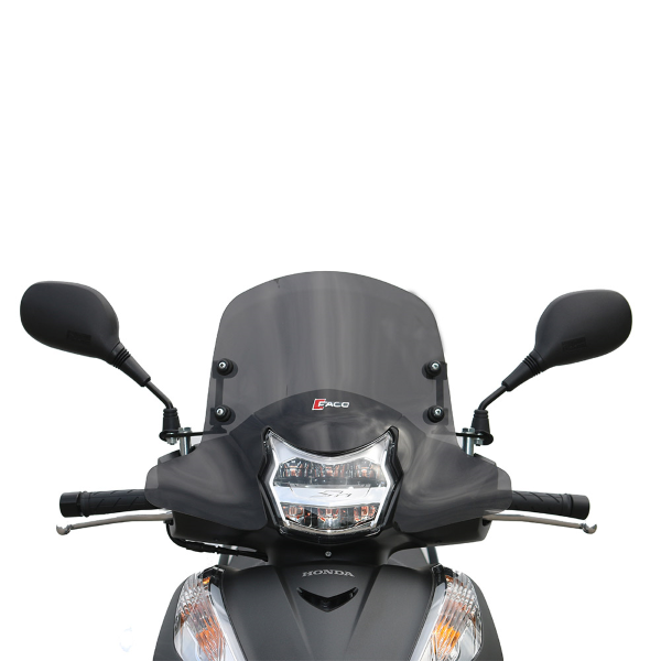 Windscreen Faco 267008298 smoke 350x500 for HONDA SH 300 i 2015-2019
